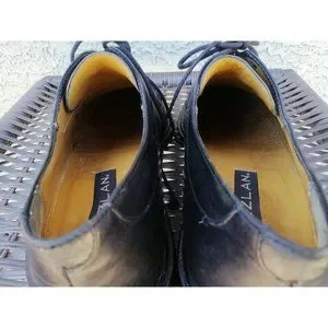 Mezlan Fiore Mens‎ Black Split Toe Leather Oxford Shoes Made In Spain Size US 9M Mezlan Fiore Black Split Toe Oxfords | Spanish Leather | US  main image 4